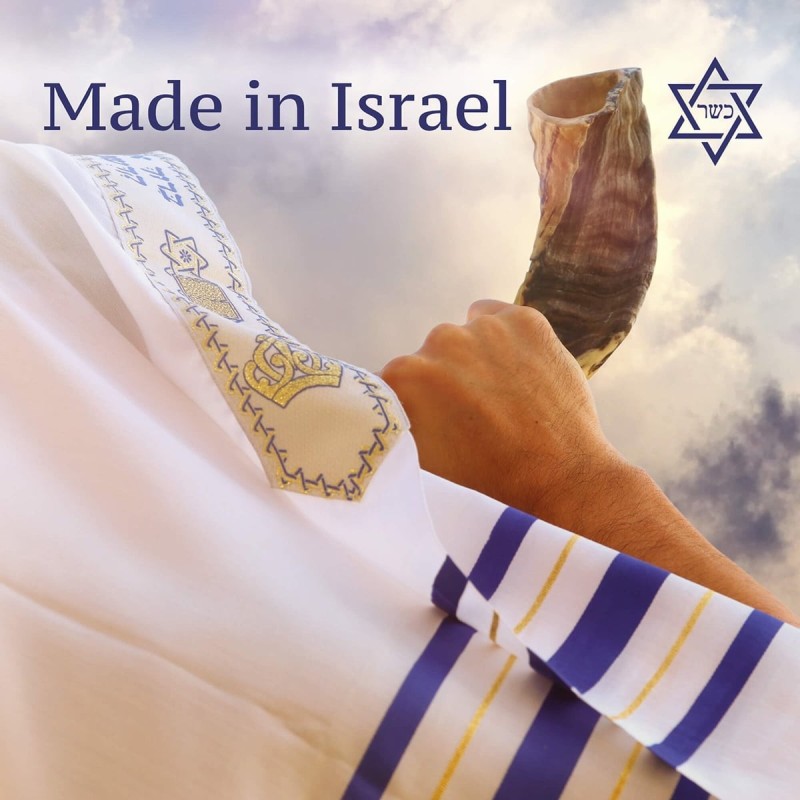 Hand Painted Six Days of Creation Shofar